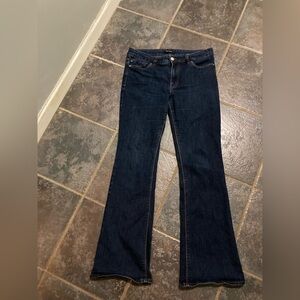 White House Black Market Skinny Flare Leg Jeans Size 8.